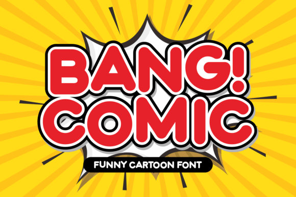 Bang Comic: A Playful Font for Bold Digital Statements