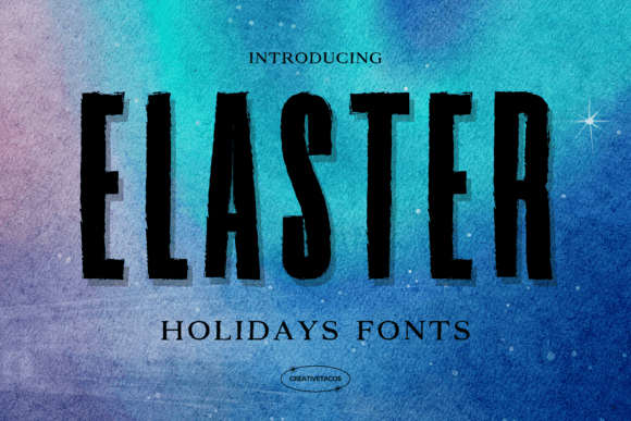 Elaster: A Versatile Display Font for Editorial Design
