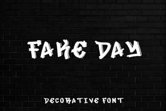Fake Day: A Bold Display Font for Editorial Design