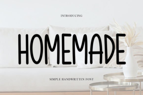 Homemade: A Timeless Display Font for Editorial Design