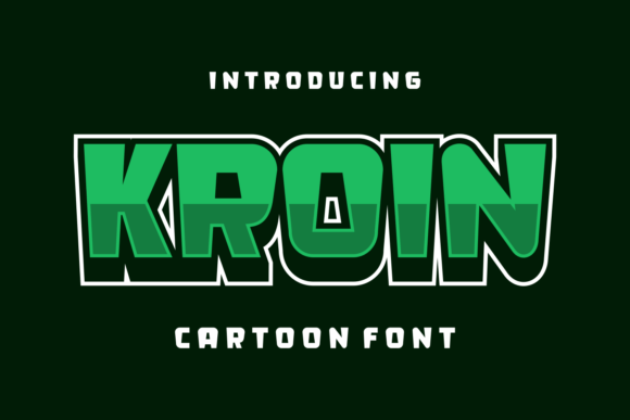 Kroin: A Quirky Display Font for Creative Branding