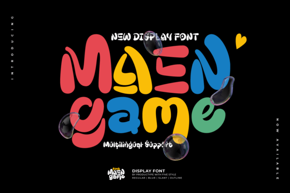 Maengame: A Display Font That Elevates Editorial Design
