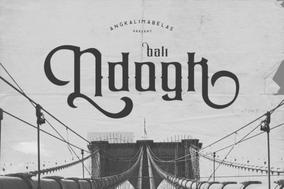Ndogk: A Font for Campaigns That Speak with Style