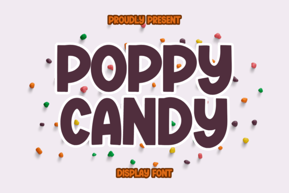 Poppy Candy: A Display Font for Editorial Elegance
