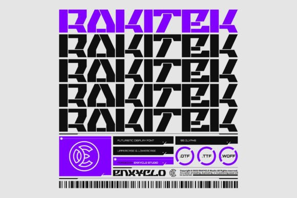 Rakitek: The Font That Elevates Your Campaigns