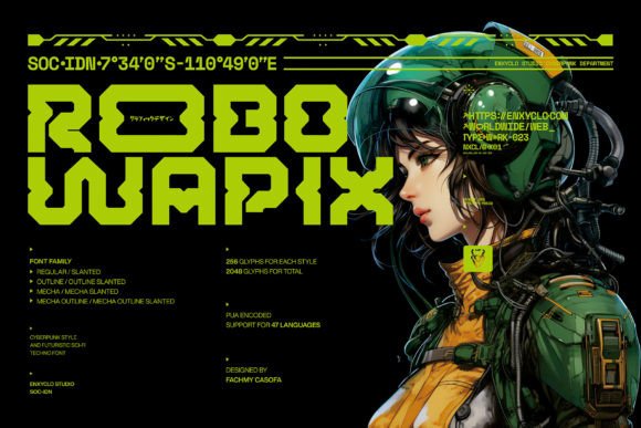Robowapix: A Cyberpunk Font for Modern Editorial Design