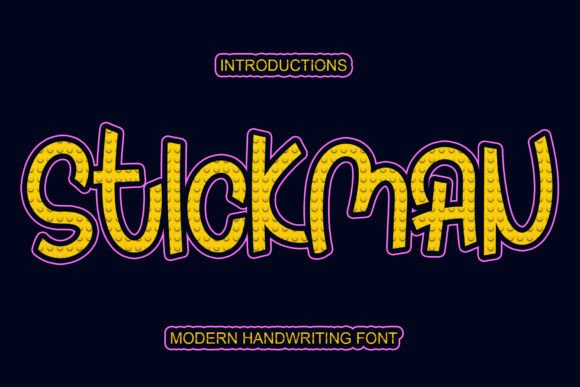 Stickman: A Font That Adds Heart to Every Project