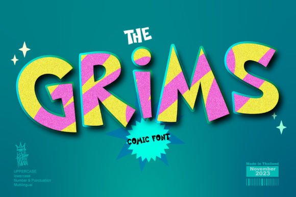 The Grims: A Playful Font for Digital Branding