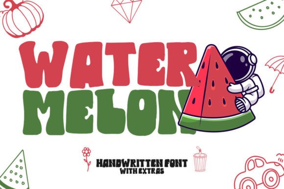 Water Melon Font: A Playful Twist for Creative Projects